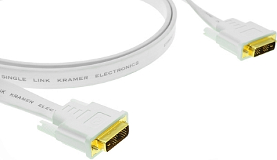 DVI кабель Kramer C-DM/DM/FLAT(W)-3