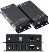 Устройство передачи сигналов по витой паре Gefen GTB-USB2.0-4LR-BLK